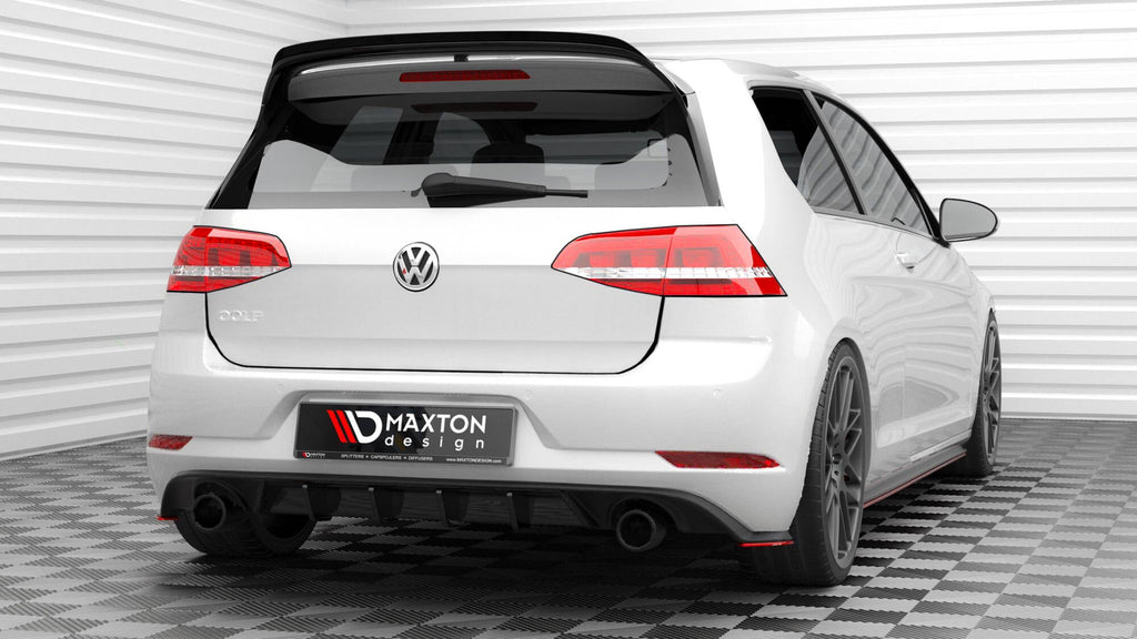 Splitters laterales traseros V.2 para Volkswagen Golf GTI Mk7 Facelift