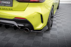 Splitters laterales traseros V.8 (para difusor trasero V.1) para BMW 1 M-Pack / M135i / 128ti F40