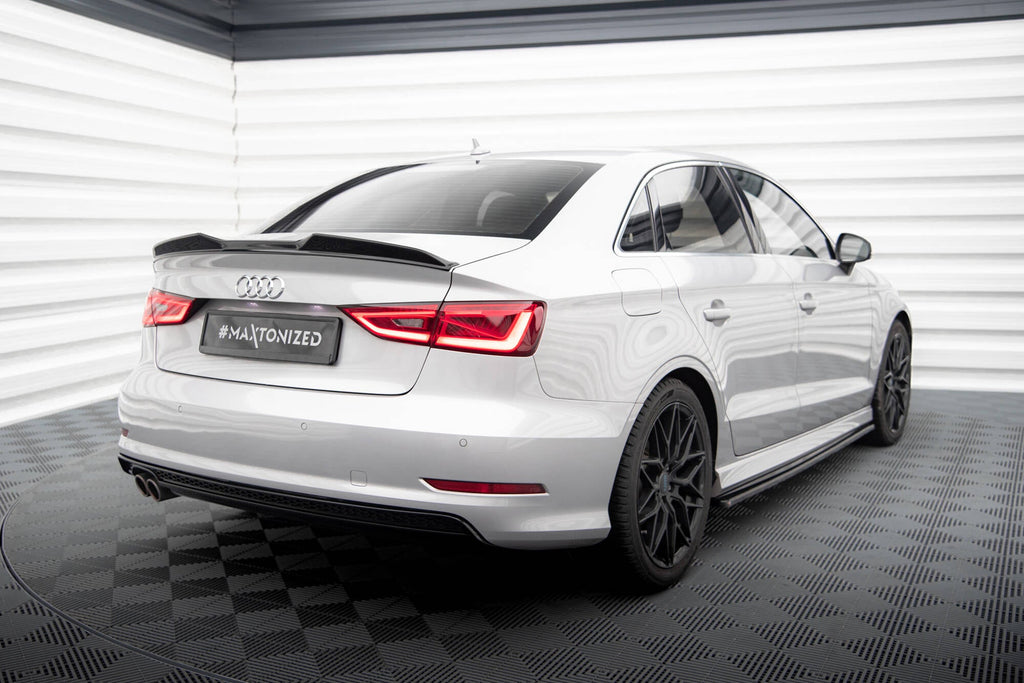 Extensión de alerón 3D para Audi A3 / A3 S-Line / S3 Sedan 8V