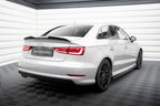 Extensión de alerón 3D para Audi A3 / A3 S-Line / S3 Sedan 8V