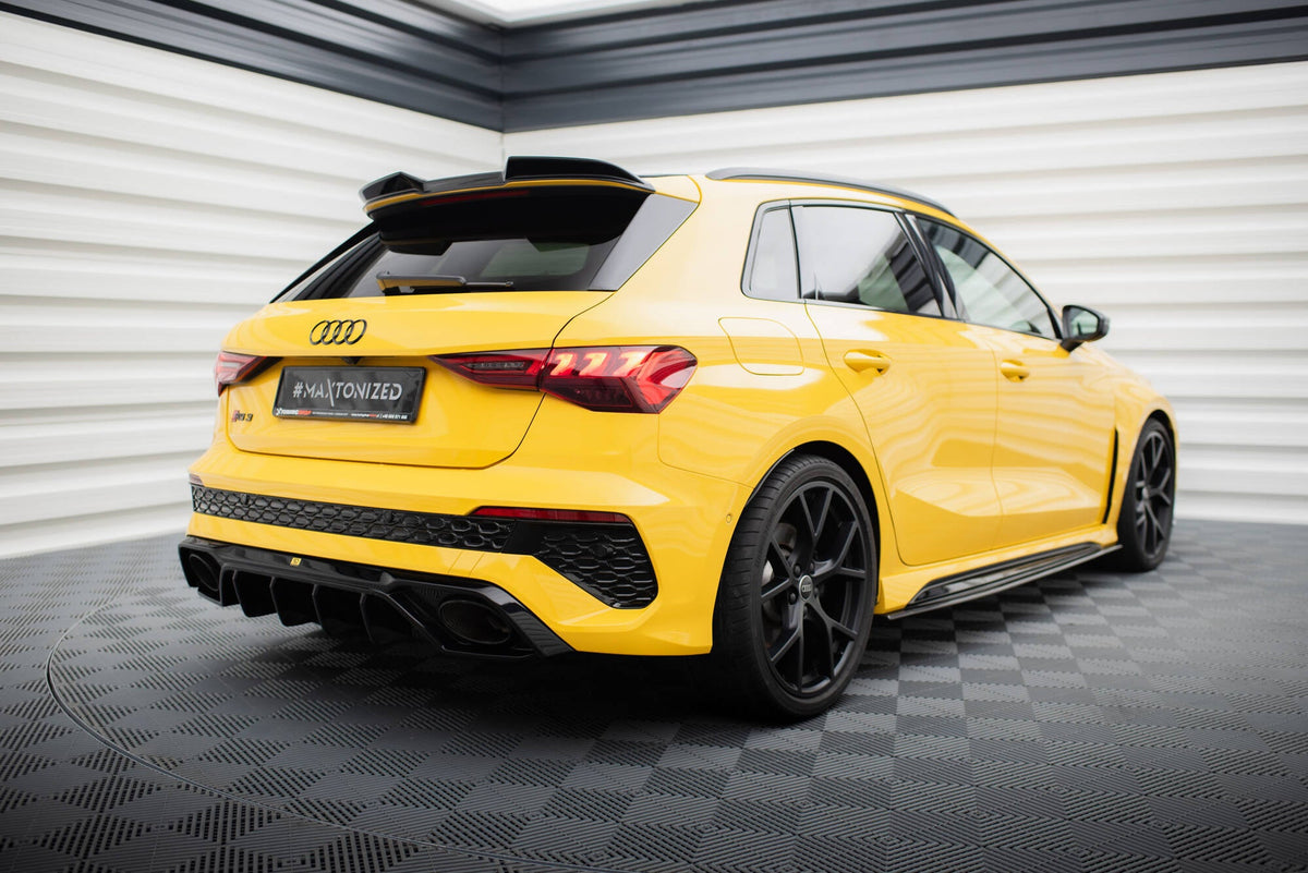 Extensión de alerón 3D para Audi RS3 / S3 / A3 S-Line Sportback 8Y