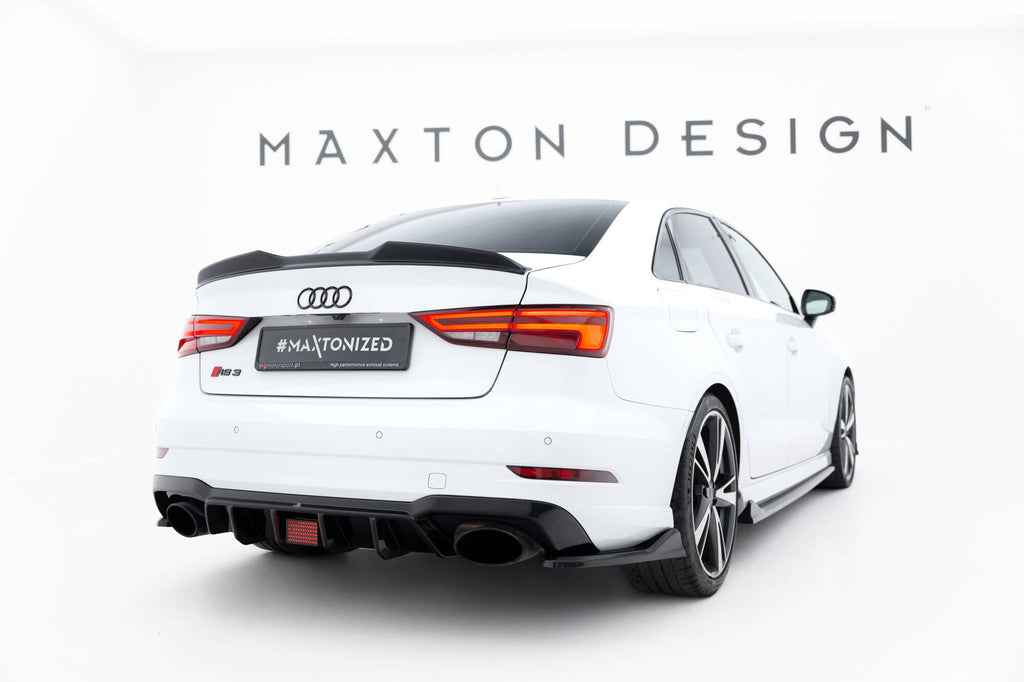 Extensión de alerón 3D para Audi RS3 Sedan 8V / 8V Facelift