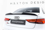 Extensión de alerón 3D para Audi RS3 Sedan 8V / 8V Facelift
