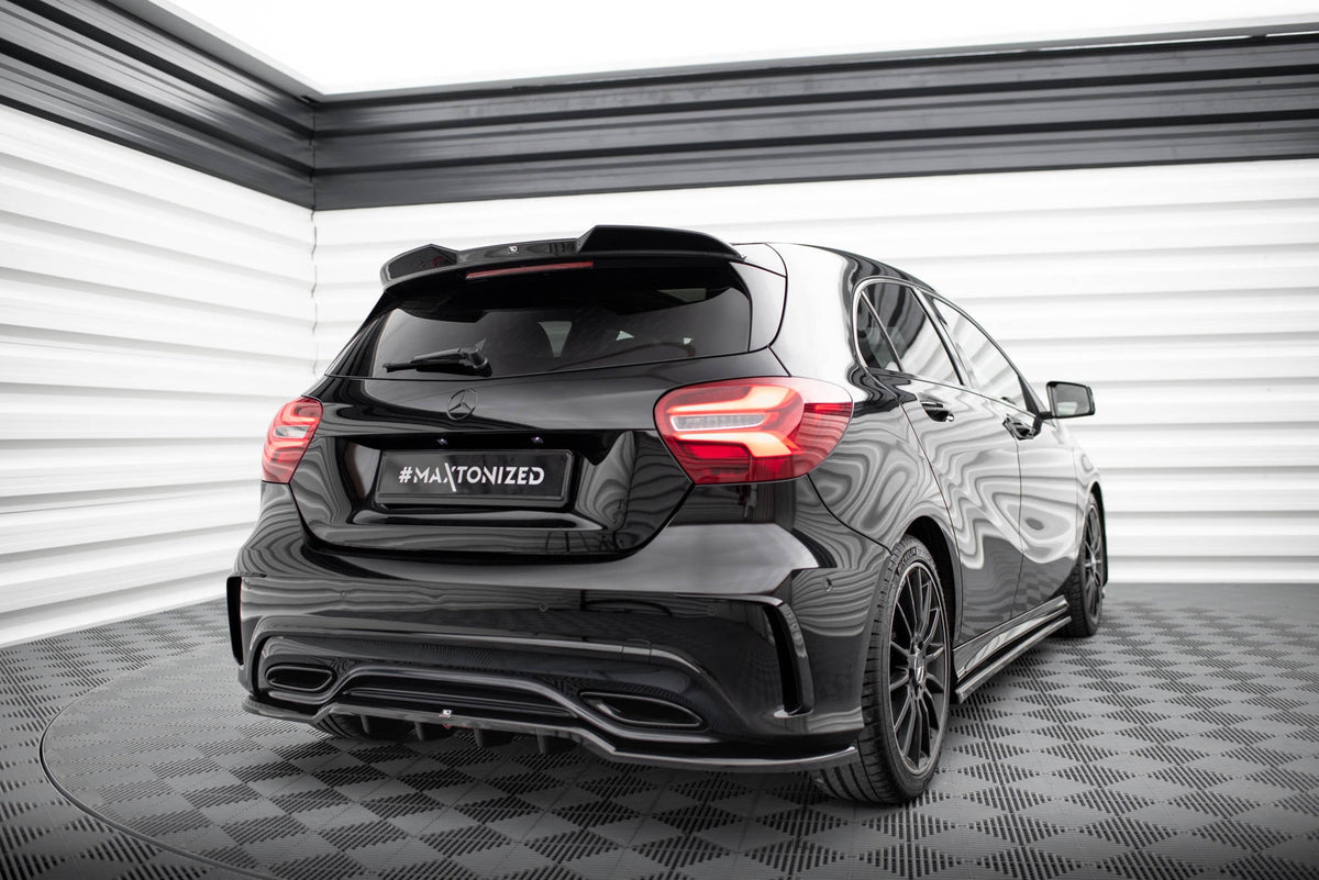 Extensión de alerón 3D para Mercedes-Benz A AMG-Line W176 Facelift