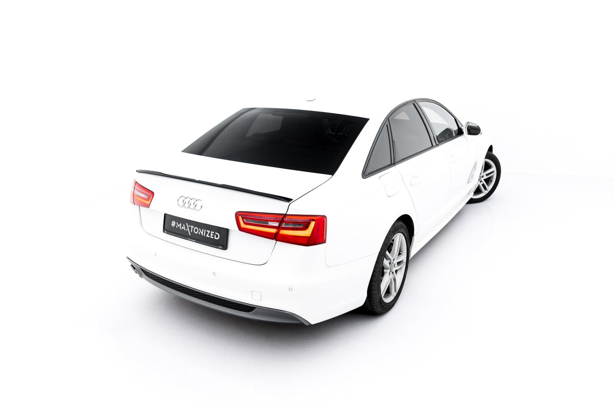 Extensión de alerón para Audi A6 / A6 S-line / S6 Sedan C7 Facelift