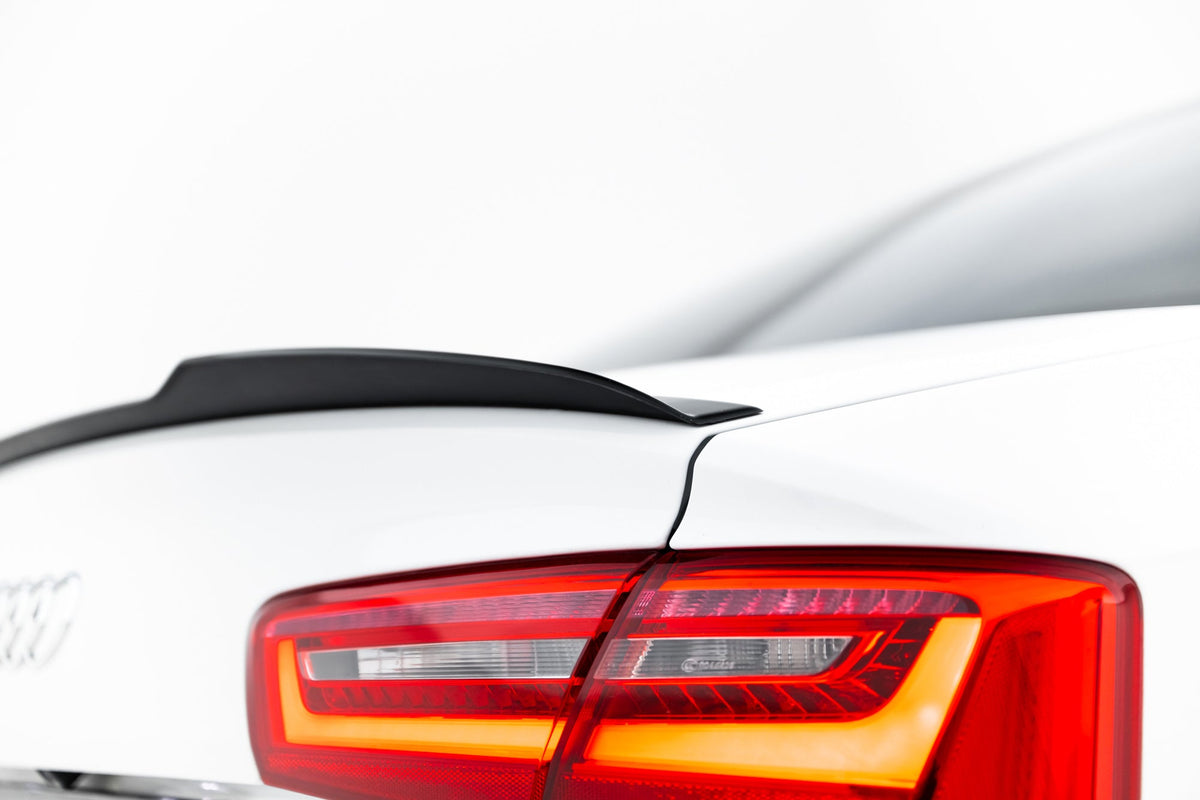 Extensión de alerón para Audi A6 / A6 S-line / S6 Sedan C7 Facelift
