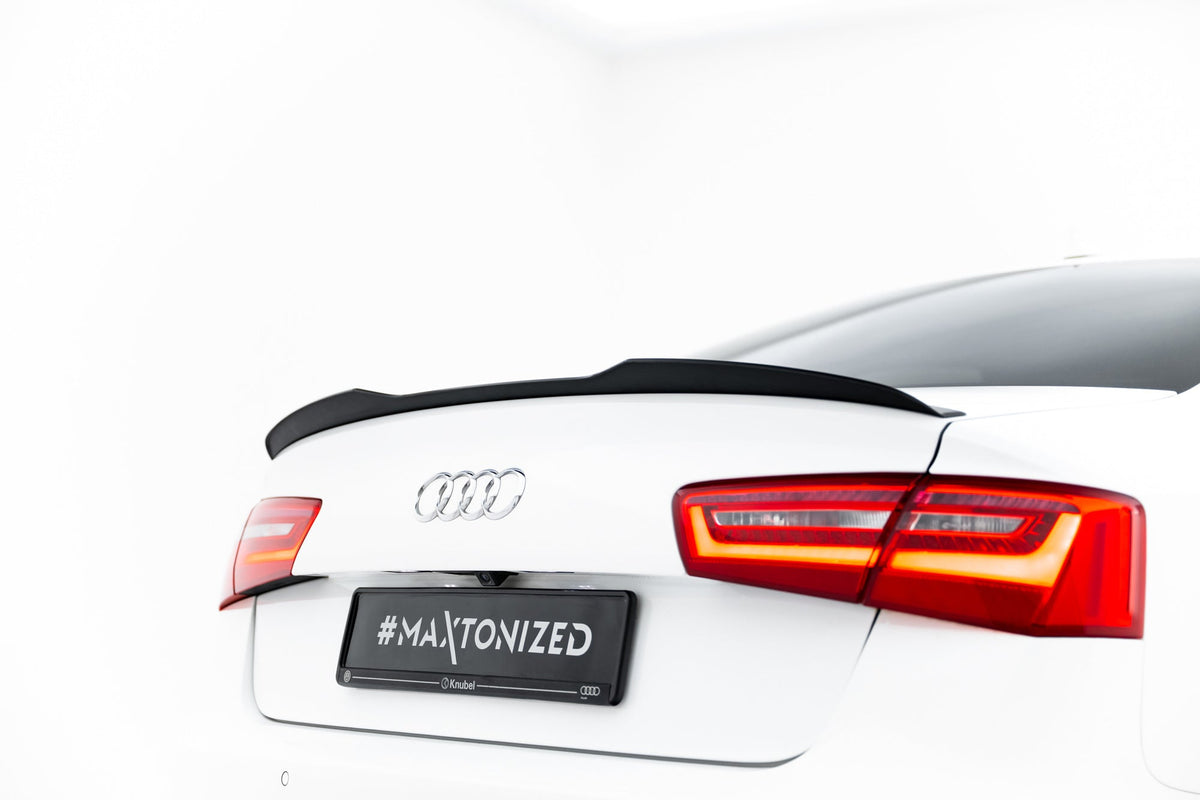 Extensión de alerón para Audi A6 / A6 S-line / S6 Sedan C7 Facelift