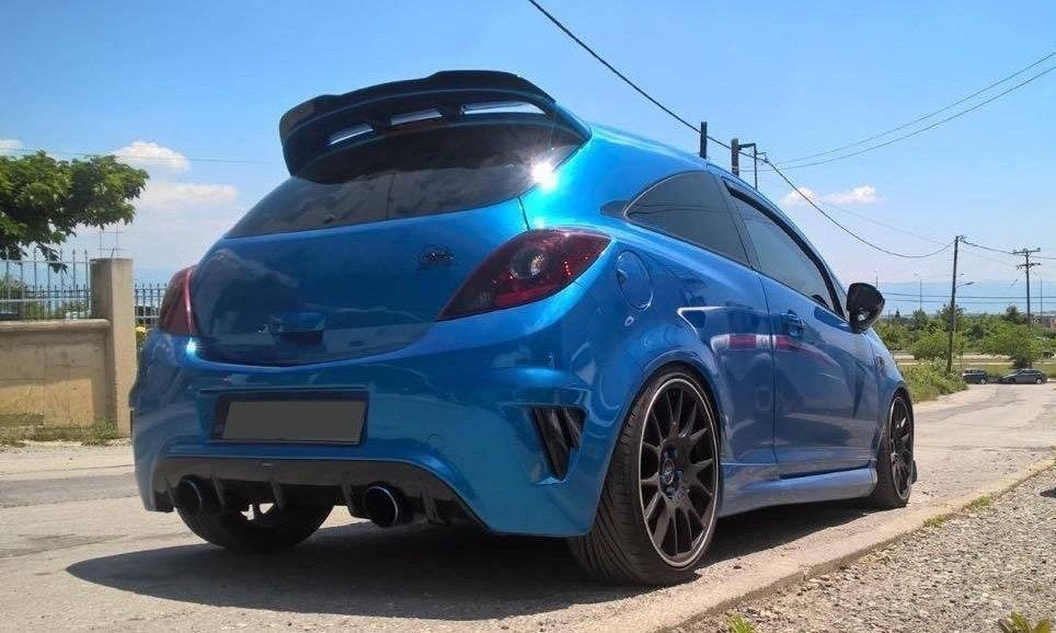 Extensión de alerón para Opel Corsa OPC/VXR D/E