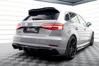 Extensión de alerón V.1 para Audi RS3 8V / 8V Facelift Sportback