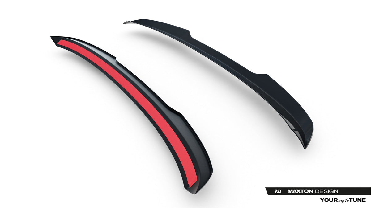 Extensión de alerón V.1 para Volkswagen Golf Hatchback GTE / R-Line / Standard Mk8 / Mk8 Facelift
