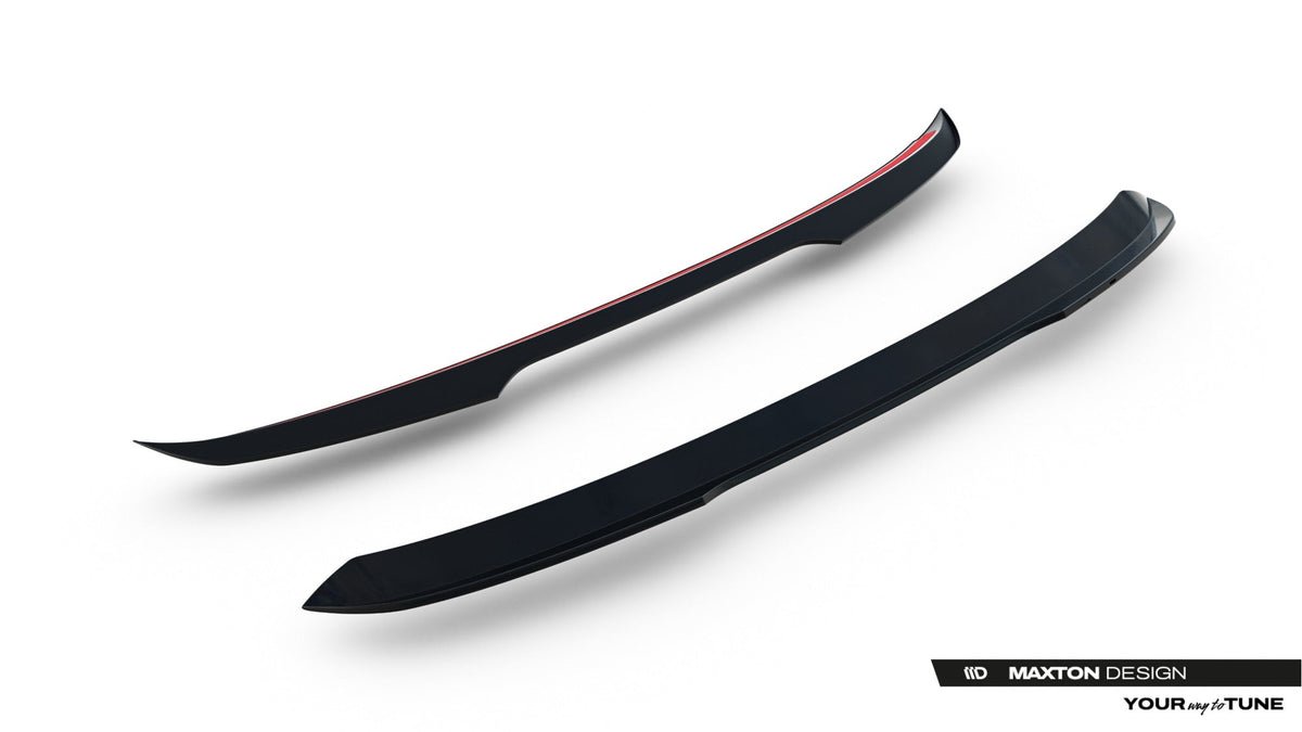 Extensión de alerón V.1 para Volkswagen Golf Hatchback GTE / R-Line / Standard Mk8 / Mk8 Facelift