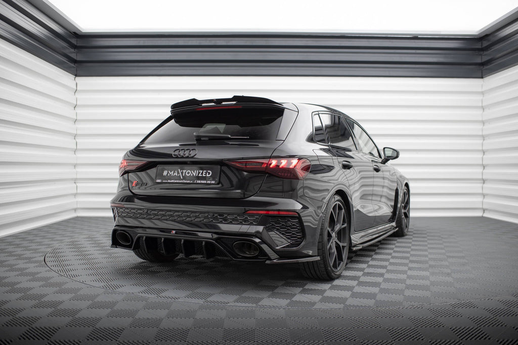 Extensión de alerón V.2 para Audi RS3 / S3 / A3 S-Line Sportback 8Y / 8Y Facelift