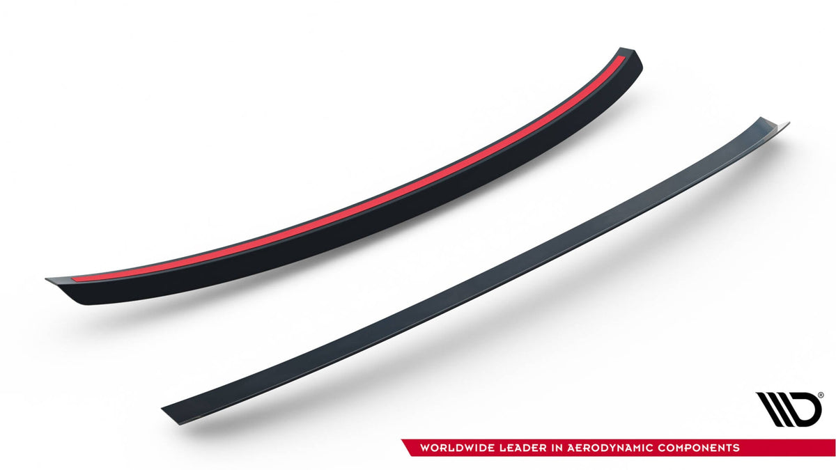 Extensión de alerón V.2 para Audi S4 / A4 Standard / S-Line / Competition Sedan B9 / B9 Facelift