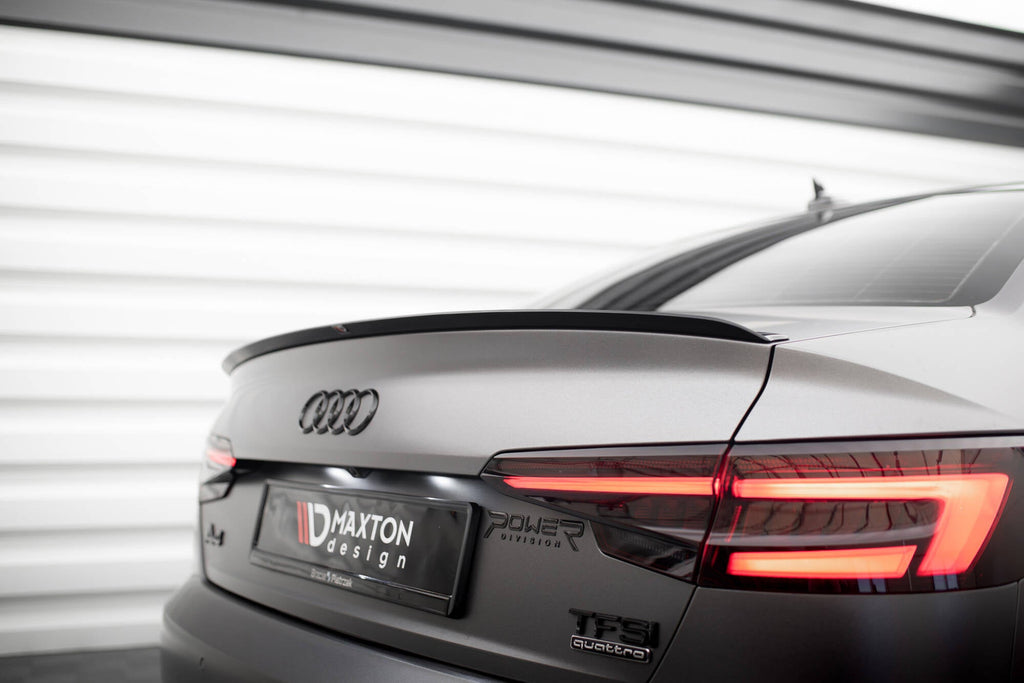 Extensión de alerón V.2 para Audi S4 / A4 Standard / S-Line / Competition Sedan B9 / B9 Facelift