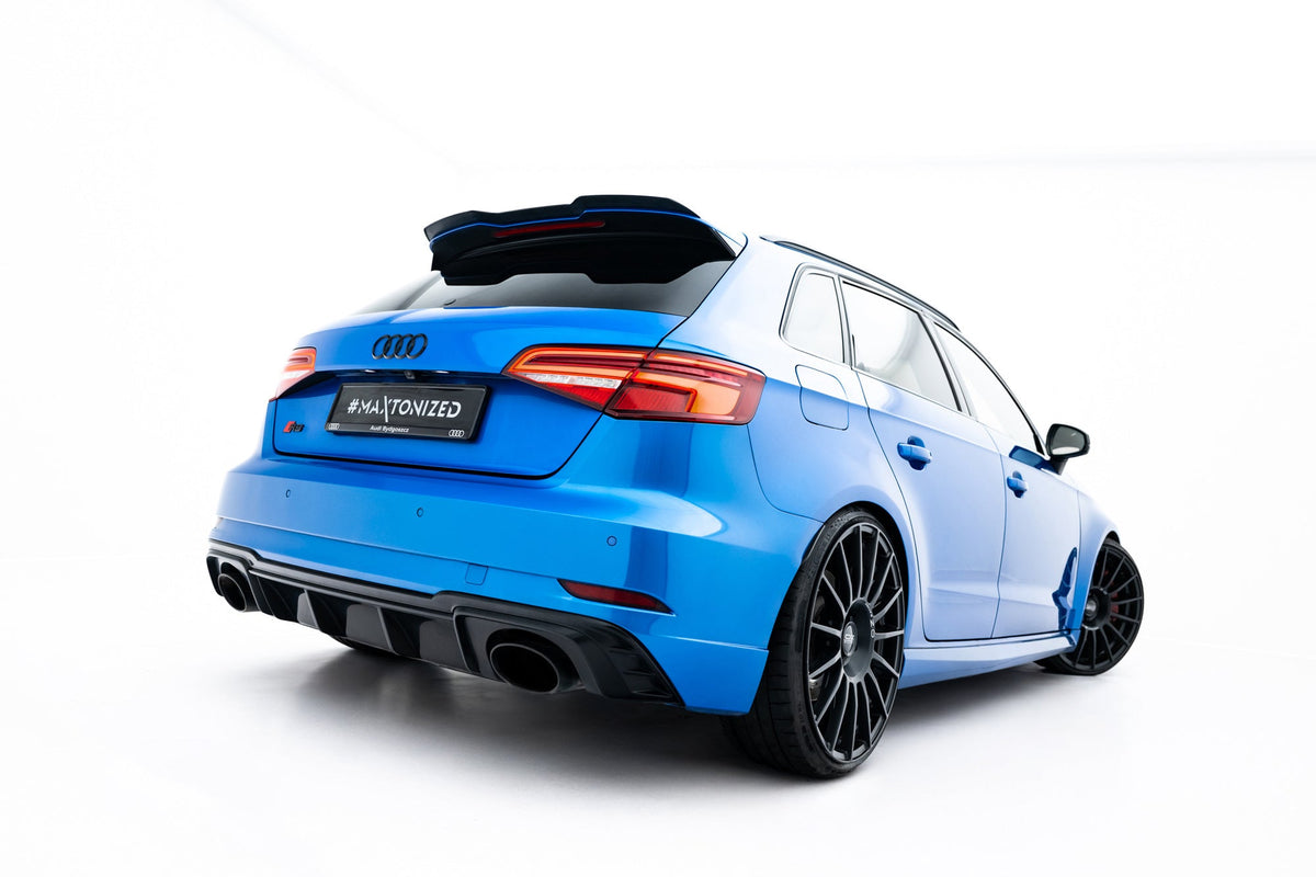 Extensión de alerón V.3 para Audi RS3 Sportback 8V / 8V Facelift