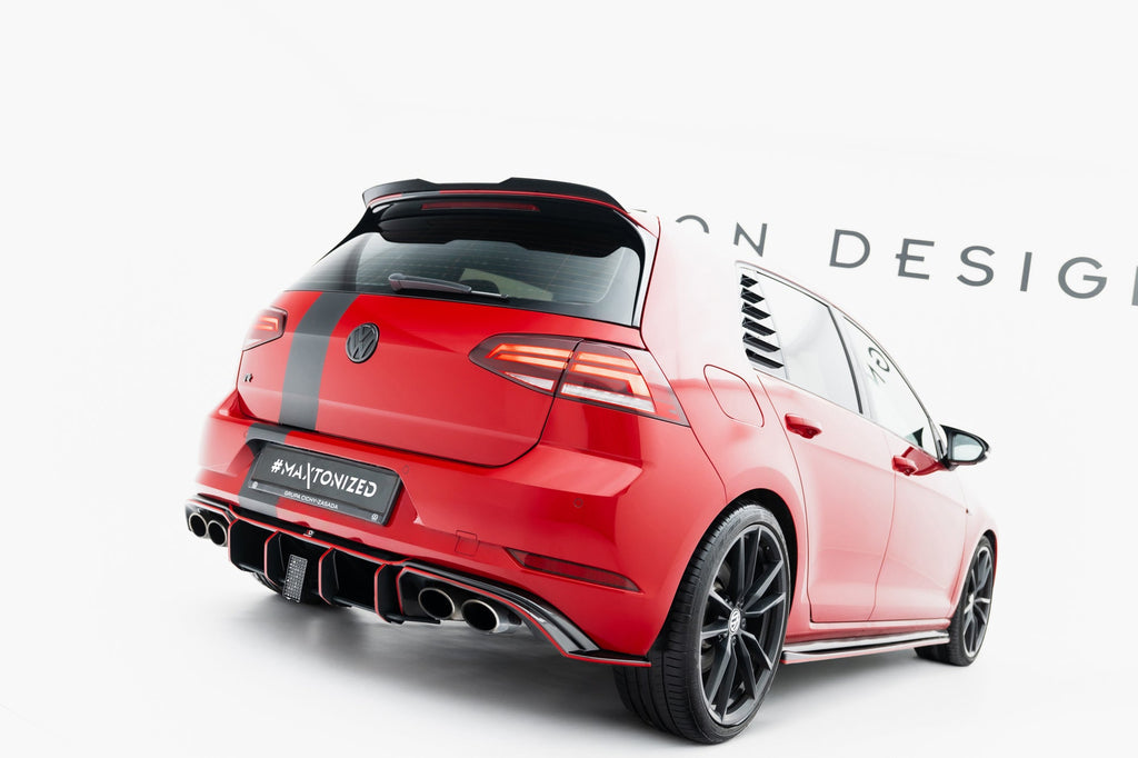 Extensión de alerón V.3 para Volkswagen Golf R / R-Line / GTI / GTD Mk7 / Mk7 Facelift