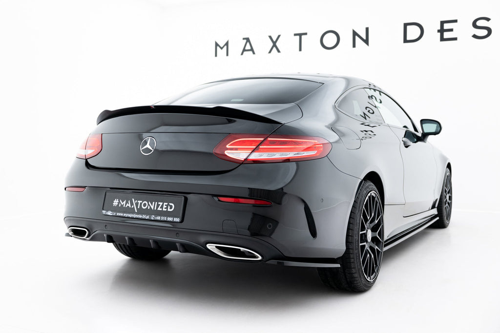 Extensión de alerón para Mercedes- Benz C Coupe AMG-Line C205