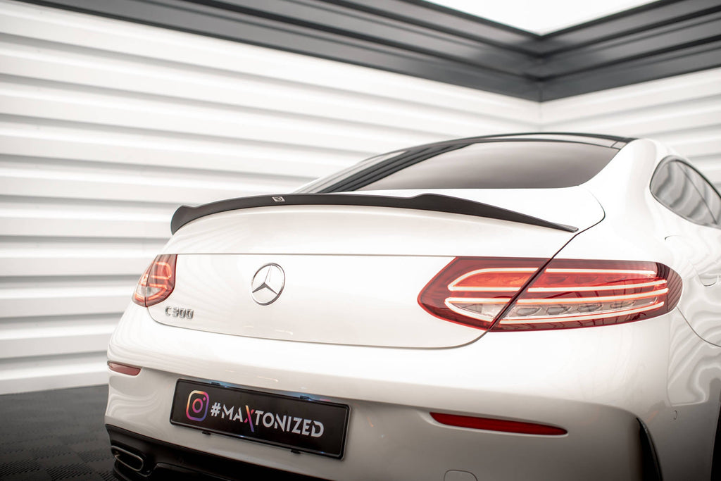 Extensión de alerón para Mercedes- Benz C Coupe AMG-Line C205 Facelift
