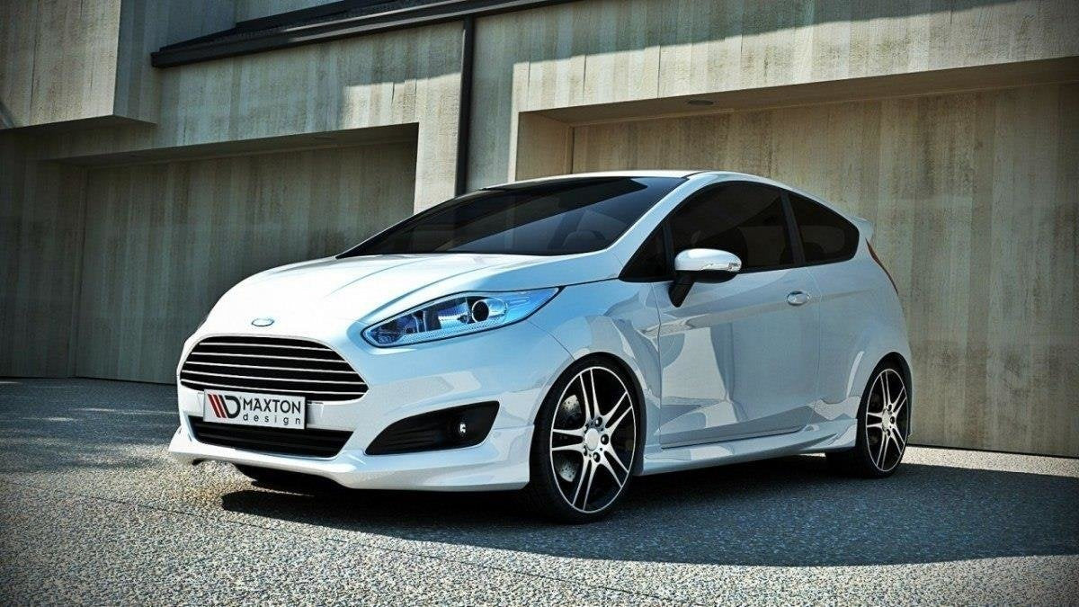 Alerón de parachoques delantero para Ford Fiesta Mk7 Facelift