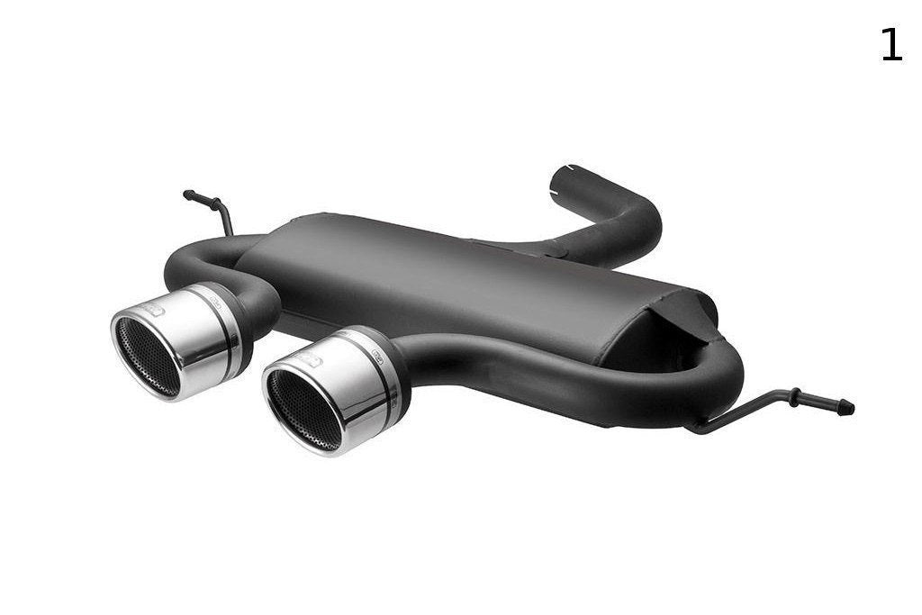 Silencioso de escape deportivo para Volkswagen Golf VI, Golf Mk5 R32, Scirocco 3