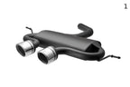 Silencioso de escape deportivo para Volkswagen Golf VI, Golf Mk5 R32, Scirocco 3