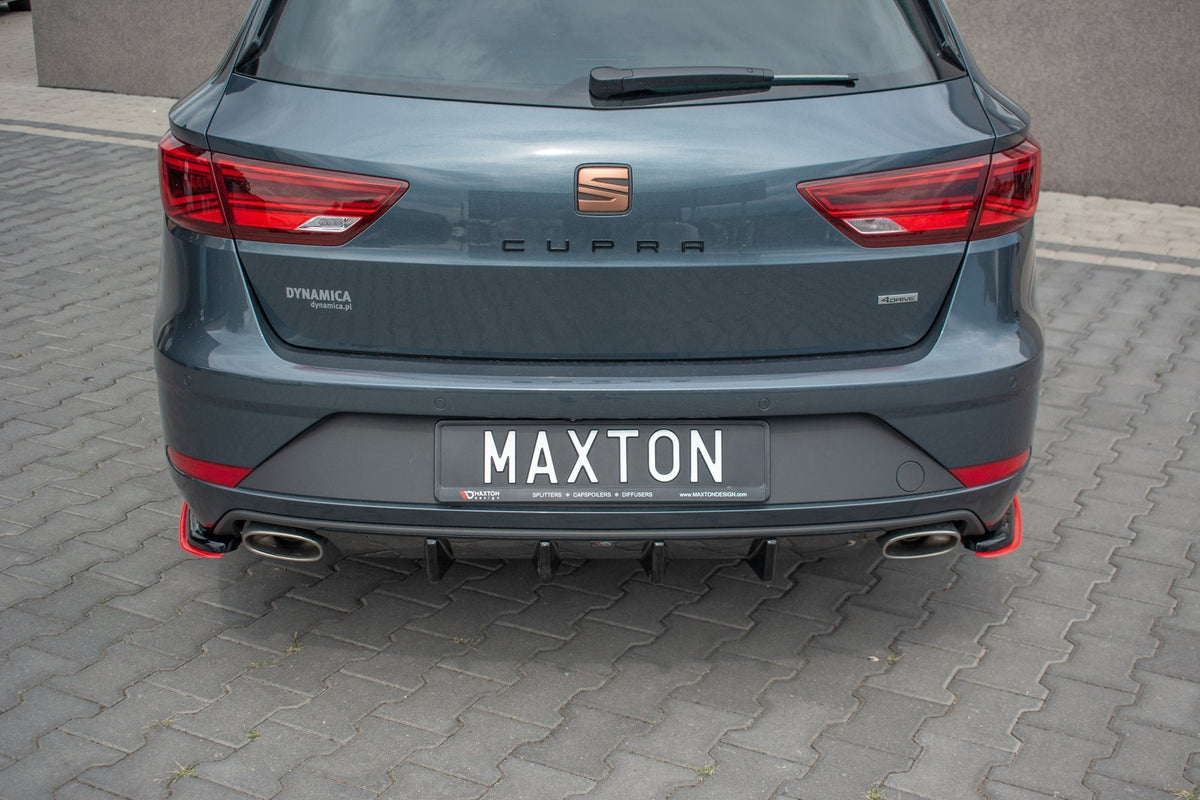 Difusor trasero V.1 para Seat Leon Cupra Mk3 Facelift Sportstourer