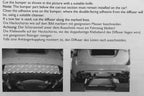 Difusor trasero para Saab 9-3 Aero Mk2 Facelift