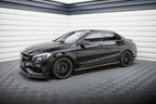 Kit de splitters para Mercedes-AMG CLA 45 Aero C117 Facelift