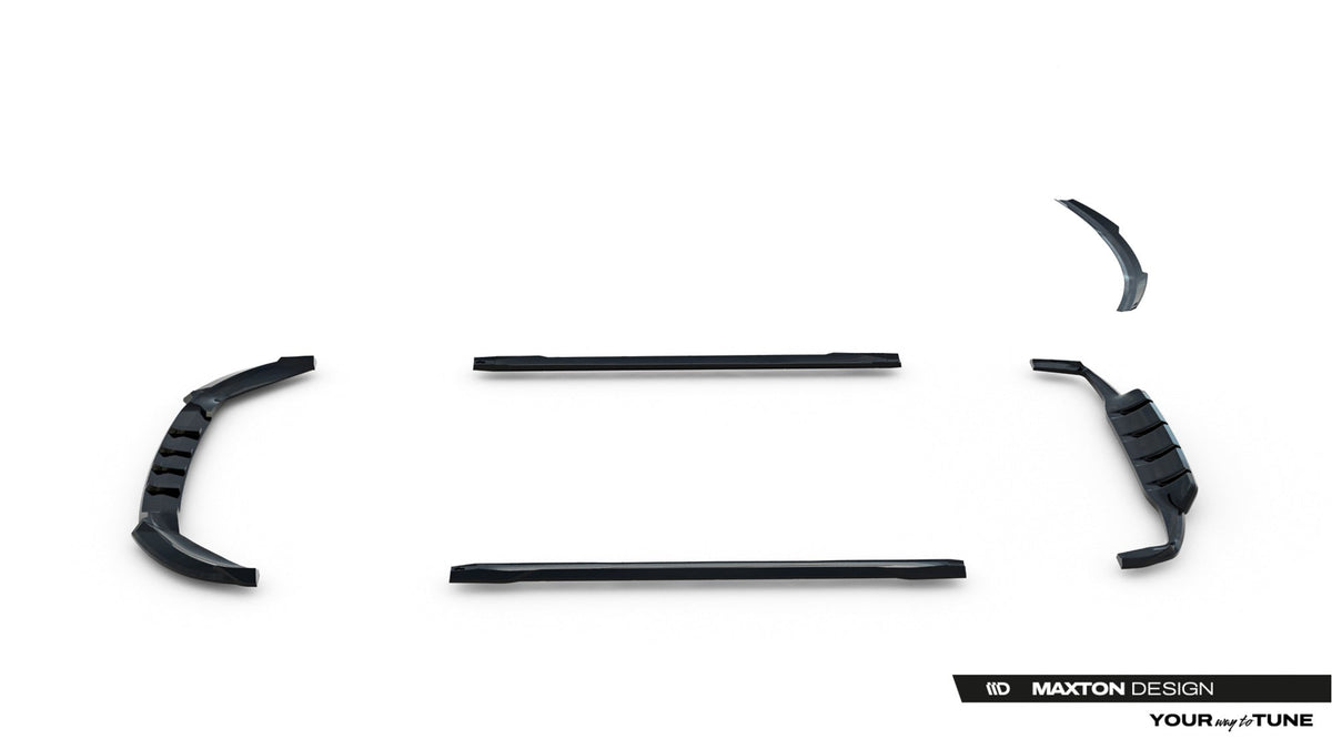 Kit de splitters para Mercedes-Benz GLA 45 AMG X156 Facelift