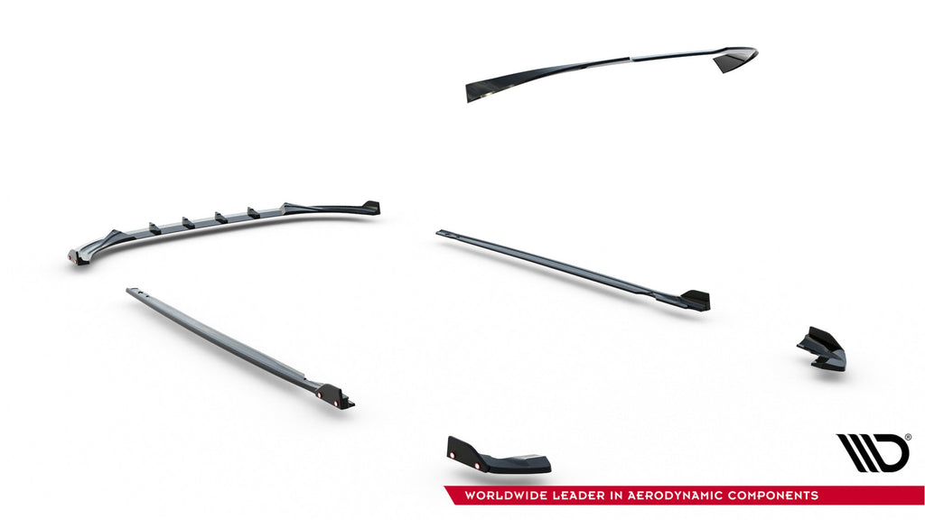 Kit de splitters V.3 para Volkswagen Golf R Hatchback Mk8 Facelift
