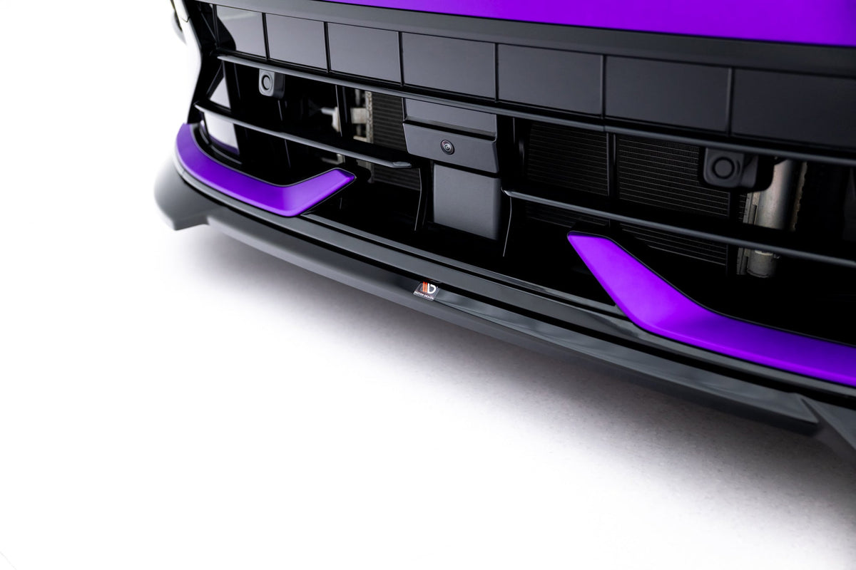 Kit de splitters V.6 para Volkswagen Golf R Hatchback Mk8 Facelift