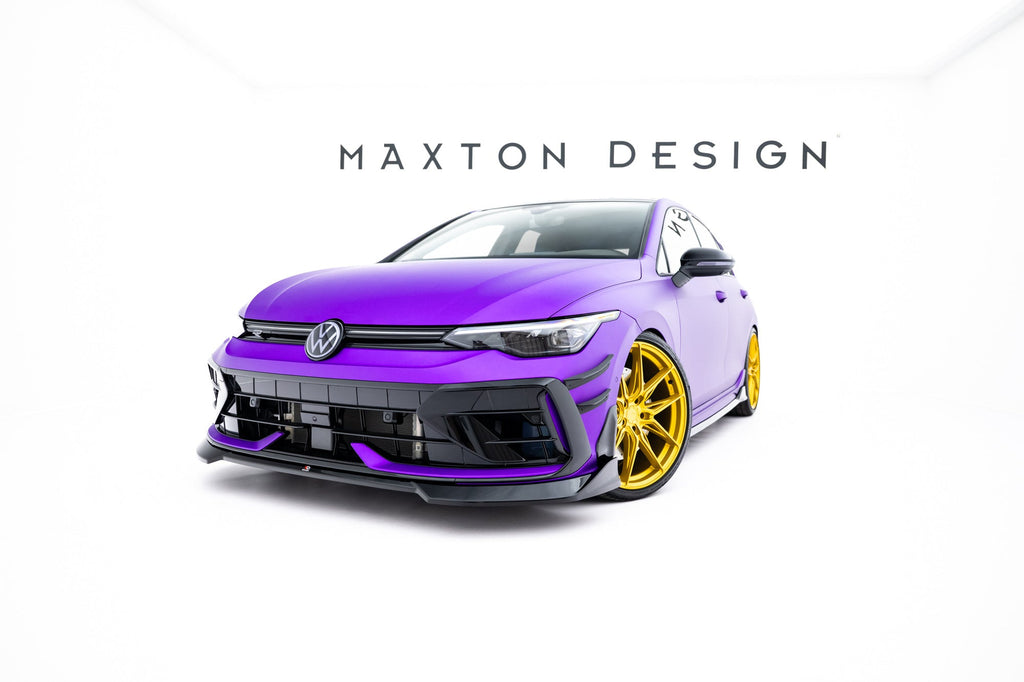 Kit de splitters V.6 para Volkswagen Golf R Hatchback Mk8 Facelift
