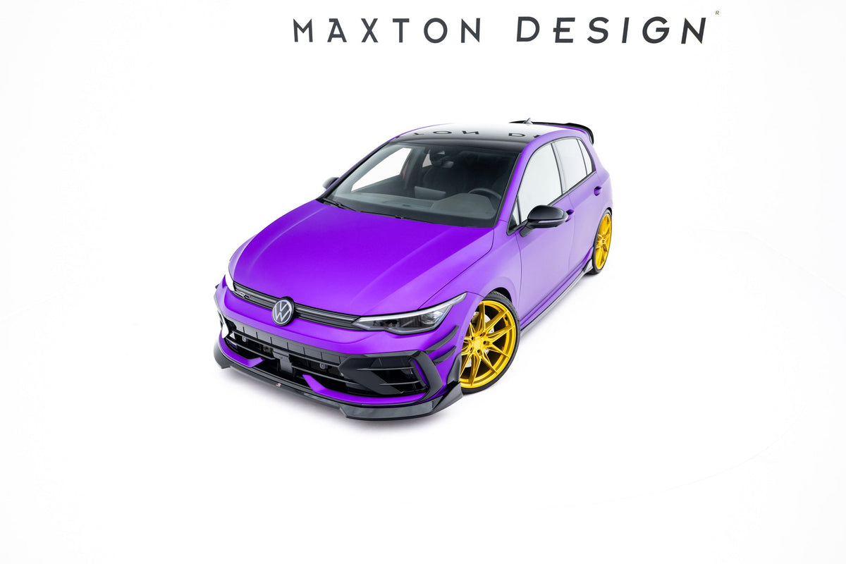 Kit de splitters V.6 para Volkswagen Golf R Hatchback Mk8 Facelift