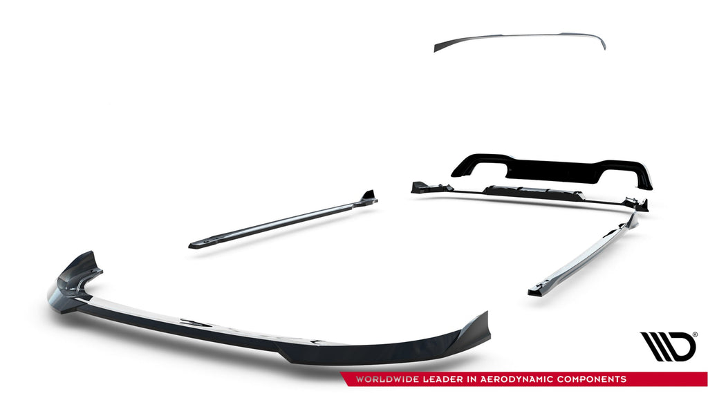 Kit de splitters V.6 para Volkswagen Golf R Hatchback Mk8 Facelift
