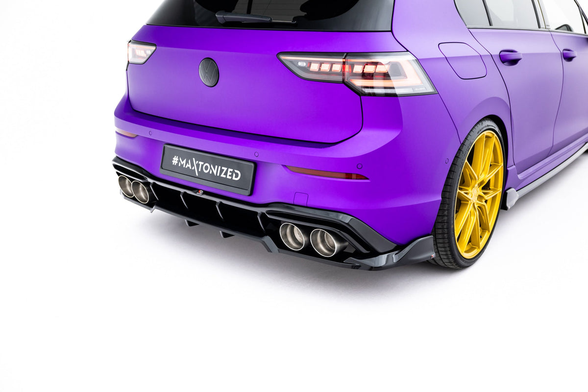Kit de splitters V.6 para Volkswagen Golf R Hatchback Mk8 Facelift