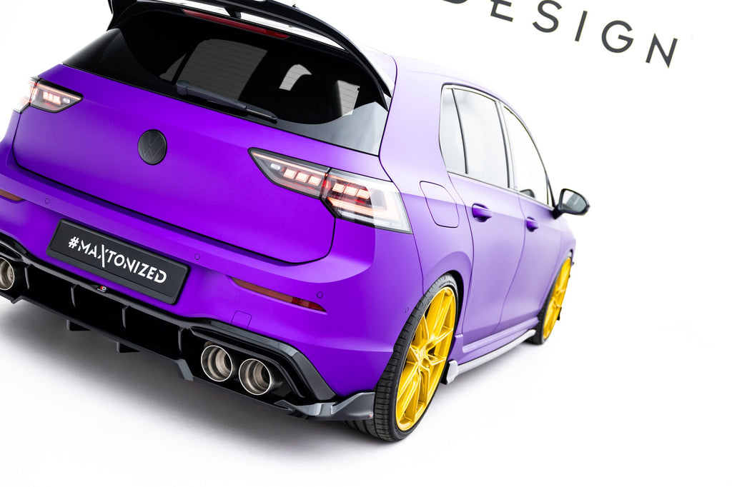 Kit de splitters V.6 para Volkswagen Golf R Hatchback Mk8 Facelift