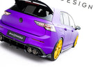 Kit de splitters V.6 para Volkswagen Golf R Hatchback Mk8 Facelift