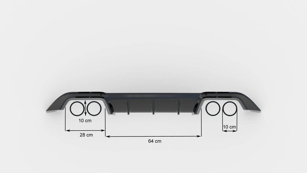 Kit de splitters para Volkswagen Golf R Hatchback Mk7