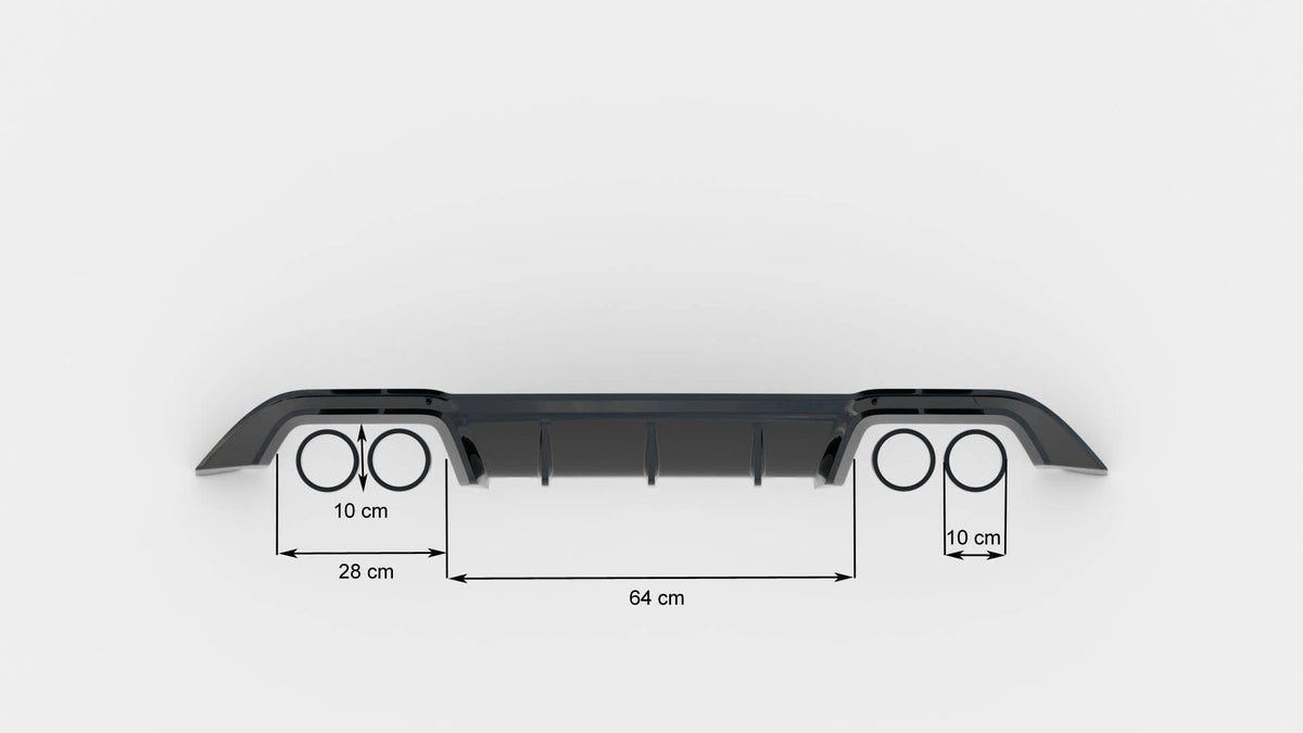 Kit de splitters para Volkswagen Golf R Hatchback Mk7