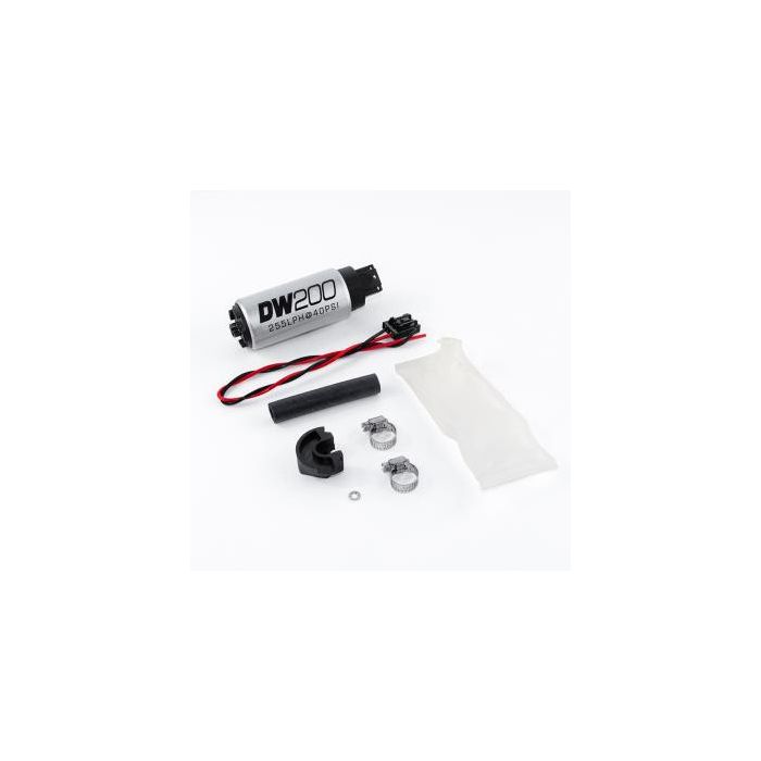 DW200 DeatschWerks 255 lph fuel pump for BMW E36 E46. Installation kit 9-1031.