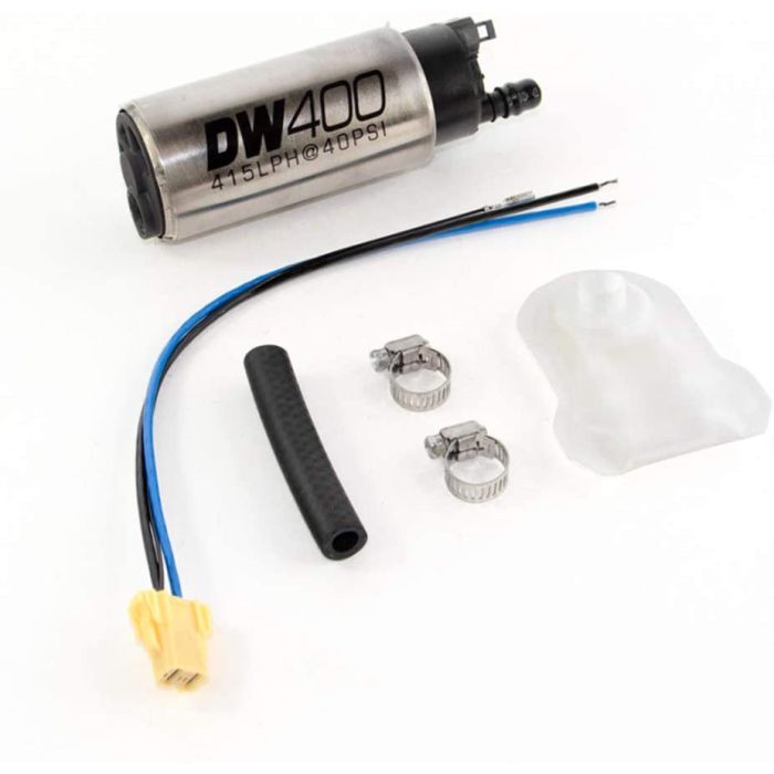 Bomba de combustible DeatschWerks de 415 l/h para Nissan S13/S14/S15 98-11 Patrol 97-07 Subaru Forester 93-04 WRX/STI 90-00 Legacy GT 94-05 Mazda Miata/MX-5 90-99 FWD DSM