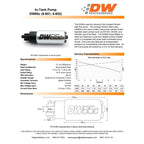 DeatschWerks DW65C 265 lph Fuel Pump 9-651-1000