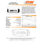 Bomba de combustible DeatschWerks DW65v de 265 l/h para VW y Audi 1.8t 3.2 AWD