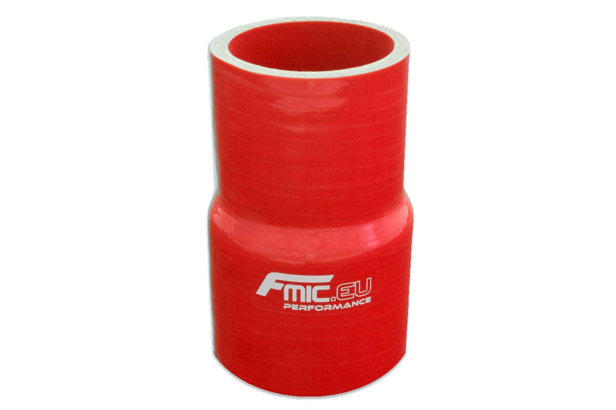 Reductor recto de silicona 114/127 mm rojo