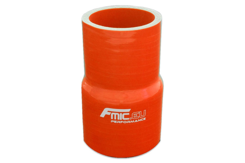 Reductor recto de silicona 114/127 mm naranja