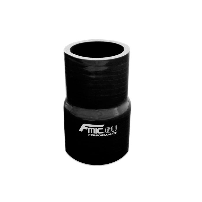 Silicone straight reducer 54/76 mm black