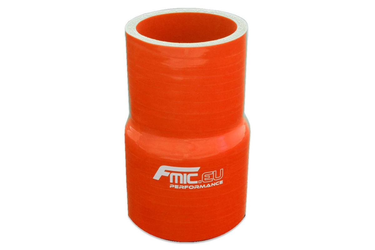 Reductor recto de silicona 54/76 mm naranja