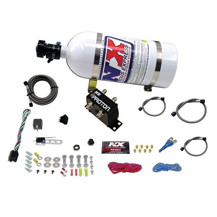 Sistema de óxido nitroso Proton Plus con botella de 6,8 kg (15 lb) Nitrous Express NX 20421-15