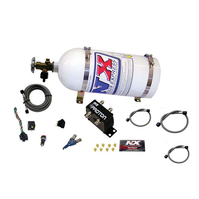 Sistema de óxido nitroso Proton con botella de 4,5 kg (10 lb) Nitrous Express NX 20420-10