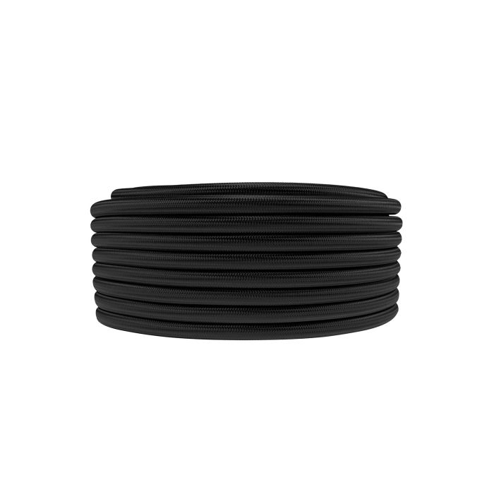Black AN8 braided steel rubber hoses